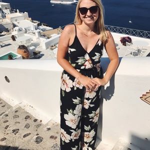 Floral jumpsuit